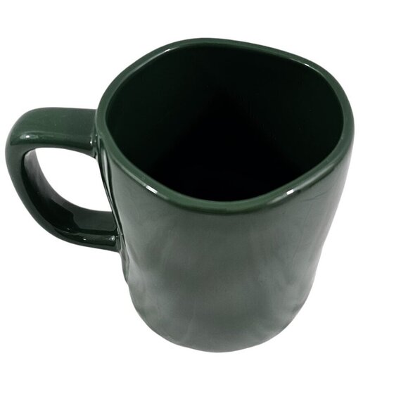 Rae Dunn Magenta CUP OF CHEER Green 20 Oz Ceramic Coffee Tea Mug Cup - Picture 8 of 16